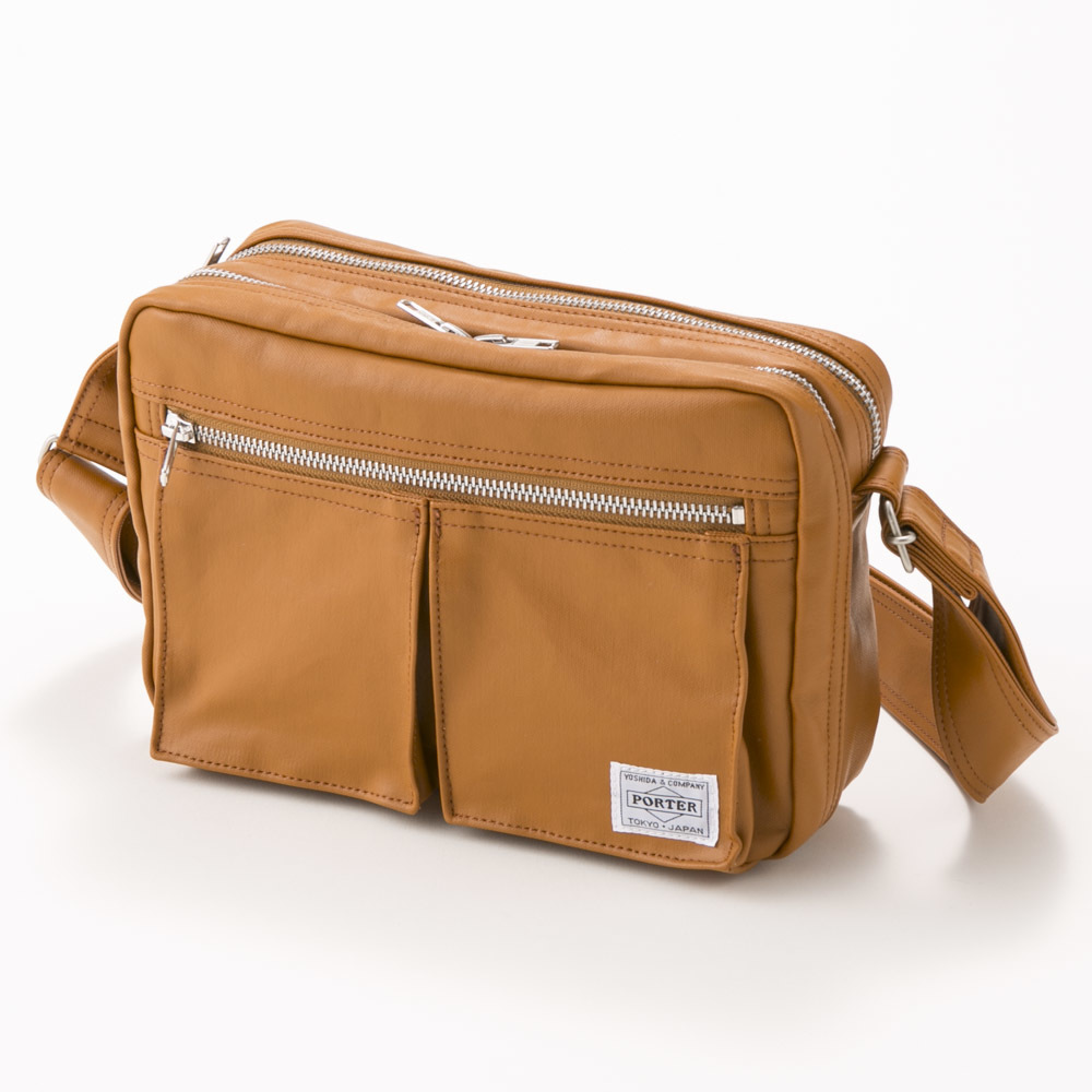 Porter Freestyle Camel Shoulder Bag